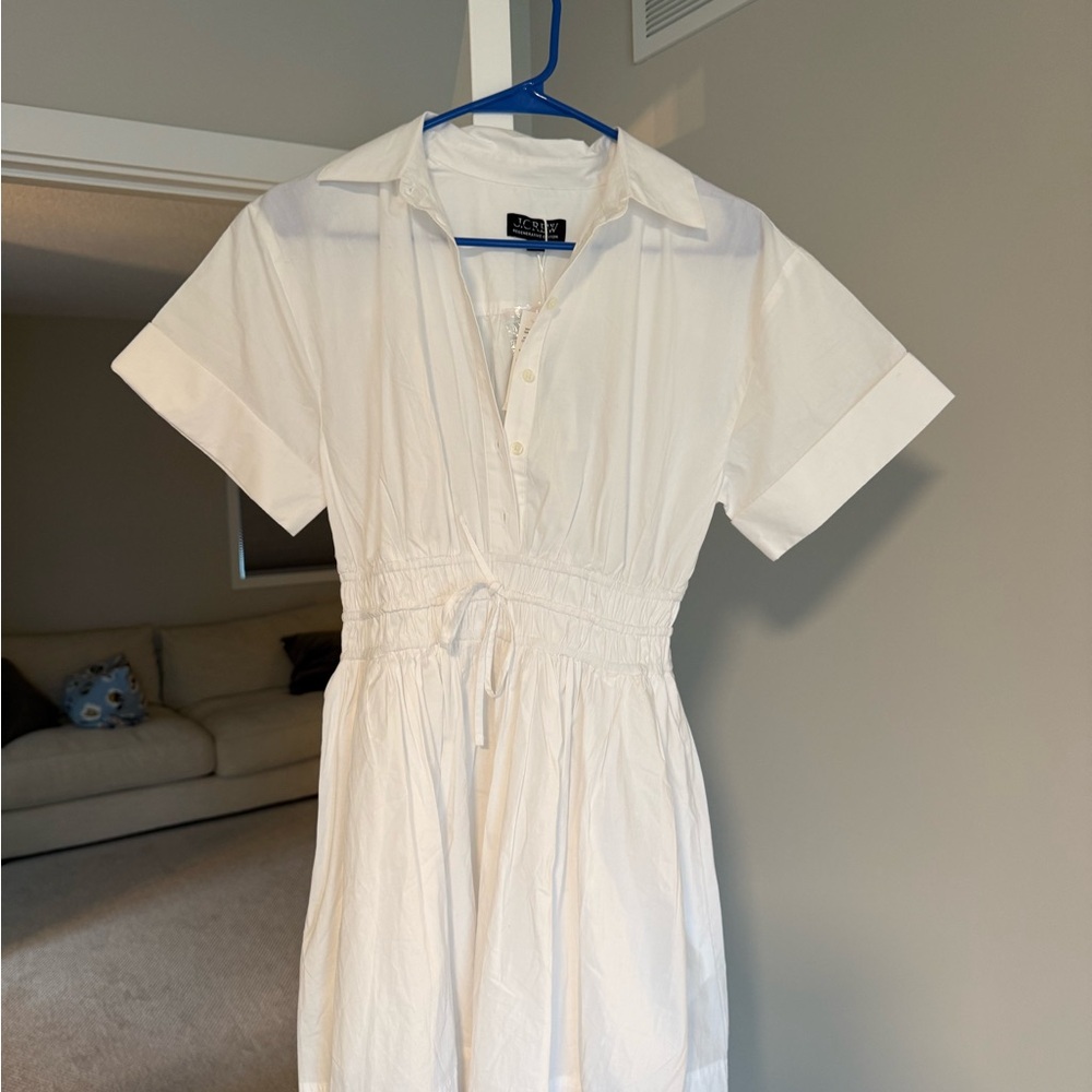 J. Crew White Mini Dress